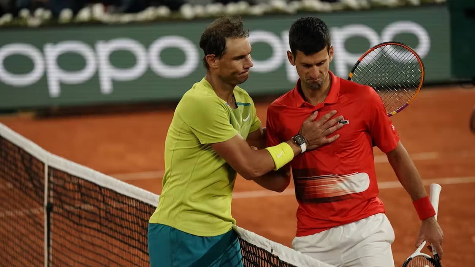 Rafael Nadal and Novak Djokovic reveal what makes them admire each other as the two men continue to battle for the biggest honors