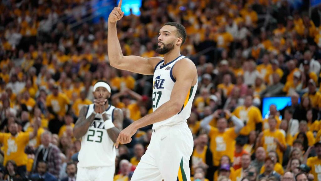 Charged up Rudy Gobert