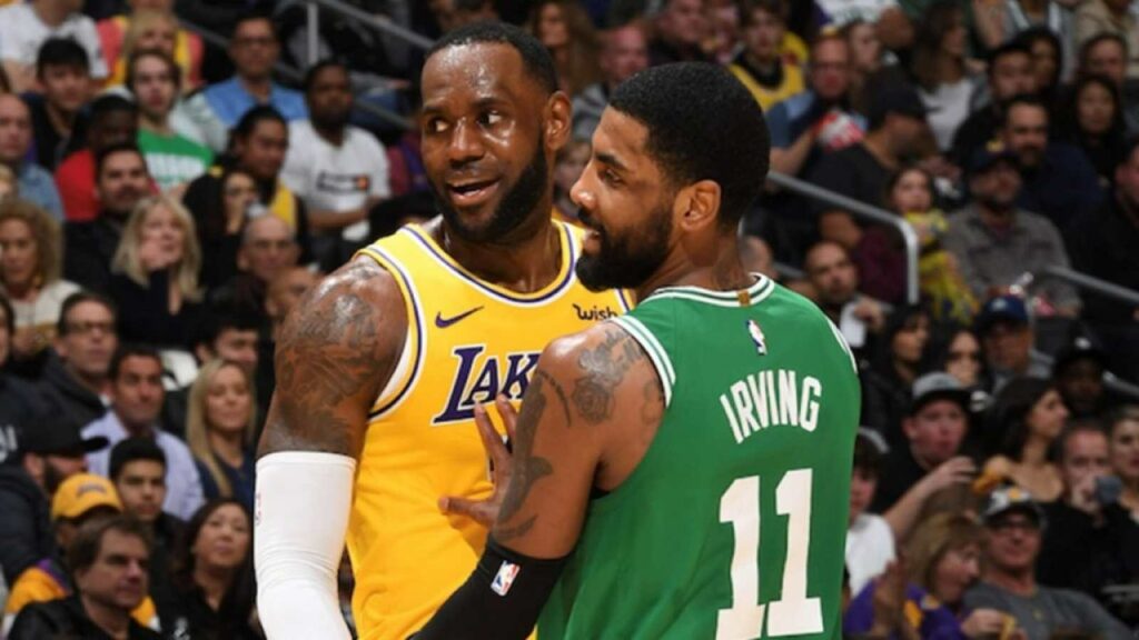 Lebron James and Kyrie Irving