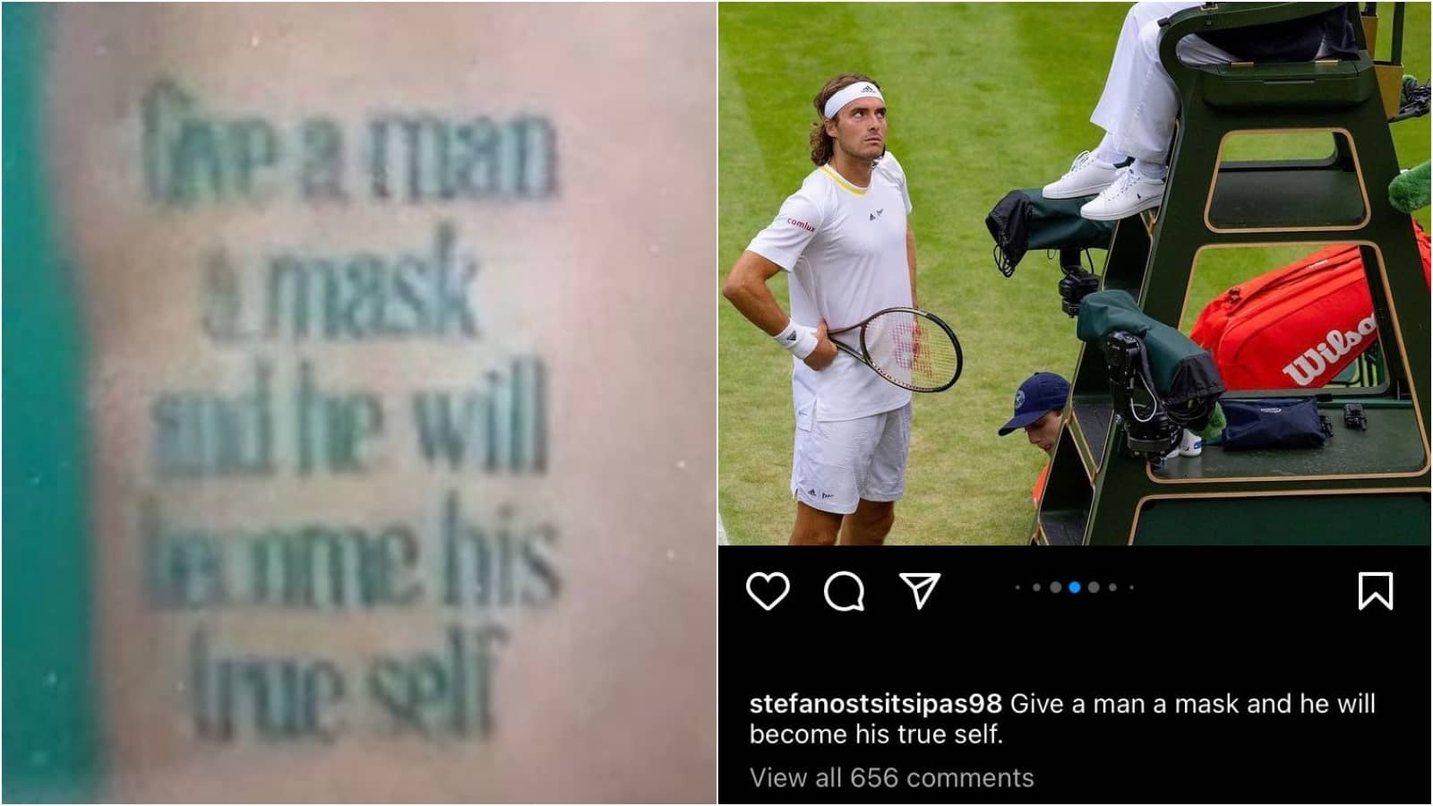 Stefanos Tsitsipas uses Nick Kyrgios’ tattoo in the latest post, takes a new dig against the player and chair umpire at Wimbledon