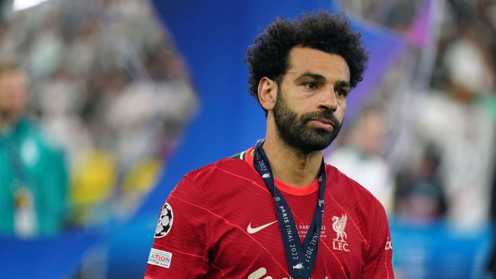 Mo Salah in the UCL Final 2022