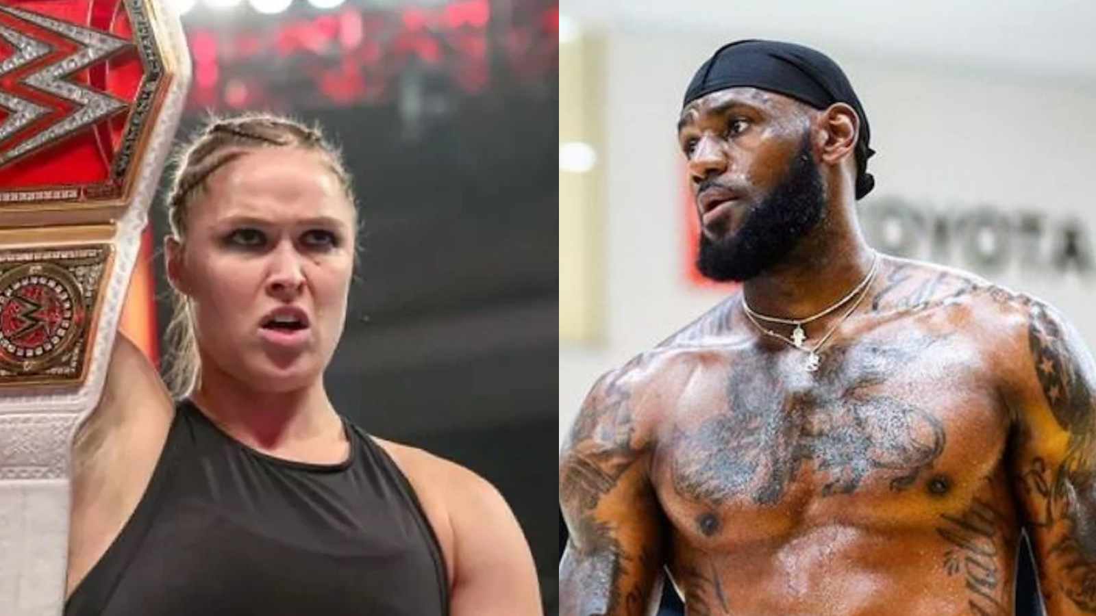 “Didn’t want her to kick my butt” LeBron James admitted how long he will last in the ring against Ronda Rousey