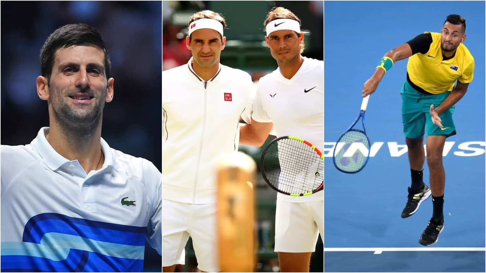 Novak Djokovic builds his perfect player, includes Roger Federer, Nick Kyrgios and Rafael Nadal but not himself