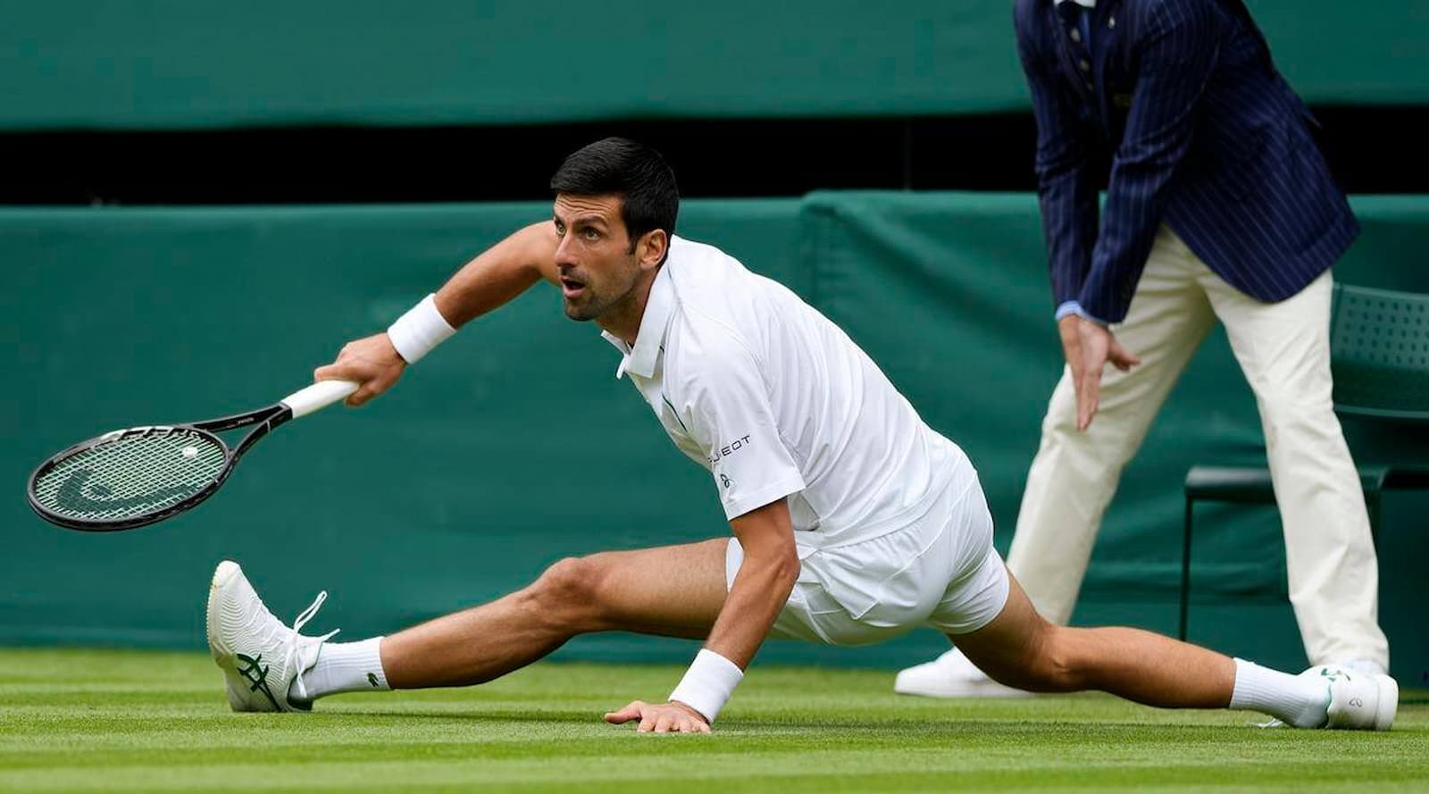 “We all want the start pushed earlier” Novak Djokovic unhappy with Center Court match timings forcing play under the roof on a slippery surface