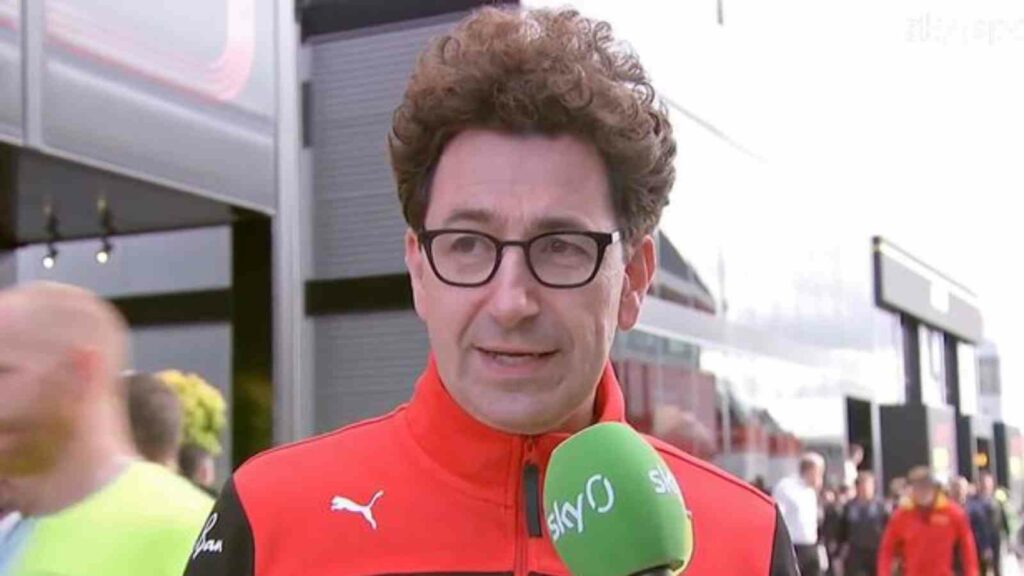 Ferrari team principal Mattia Binotto