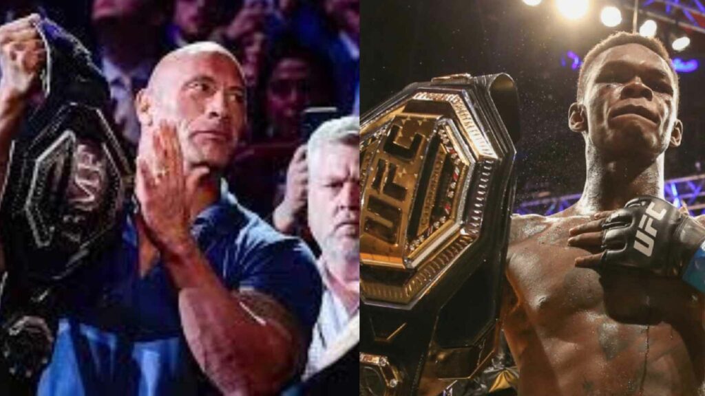 Israel Adesanya Dwayne ‘The Rock’ Johnson