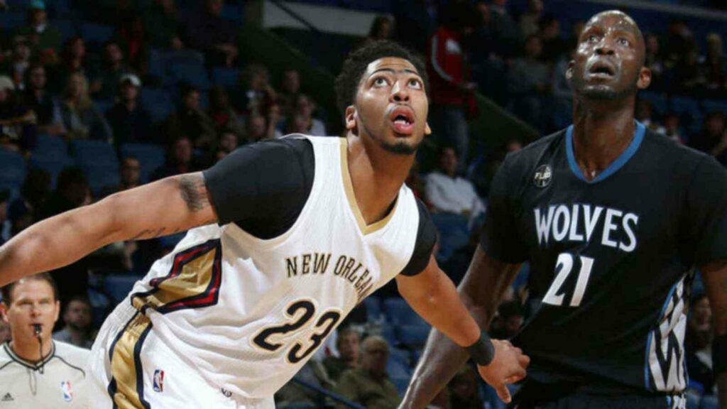 Kevin Garnet and Anthony Davis