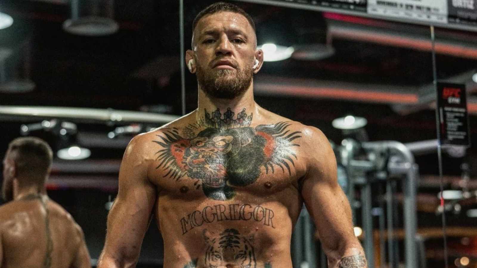 Conor McGregor shows off progress with incredible weighted pull-ups in preparation for his UFC return