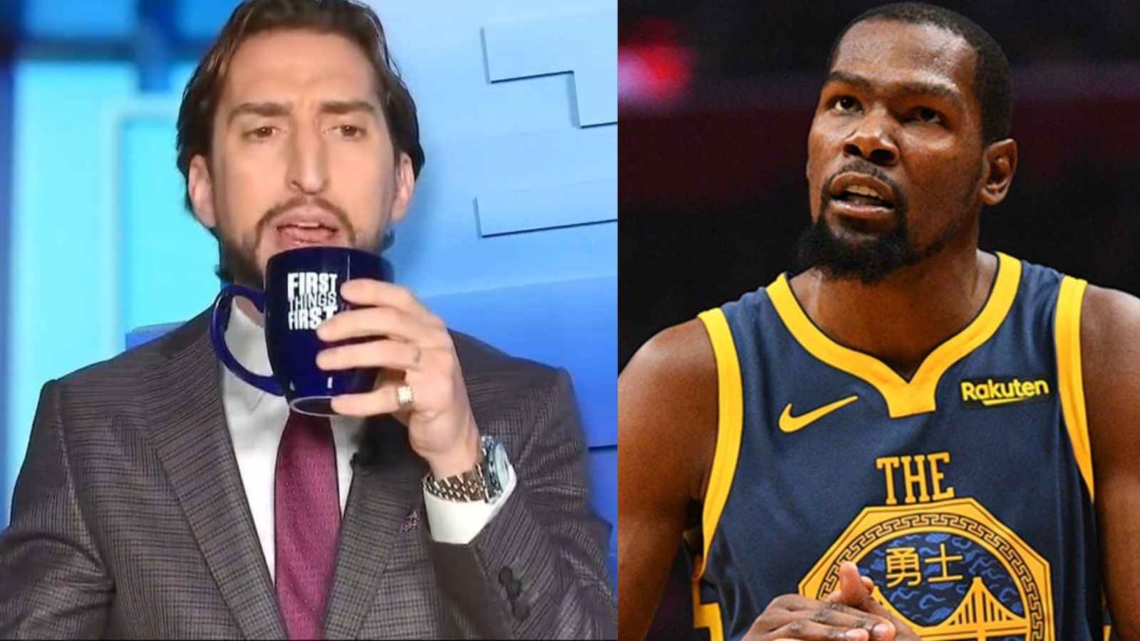 “Requesting Adam Silver, Bob Myers and Sean Marks to kill this idea” Nick Wright believes nobody wants to see Kevin Durant back with the Warriors