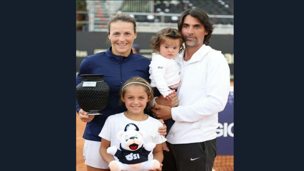 Tatjana Maria with her family