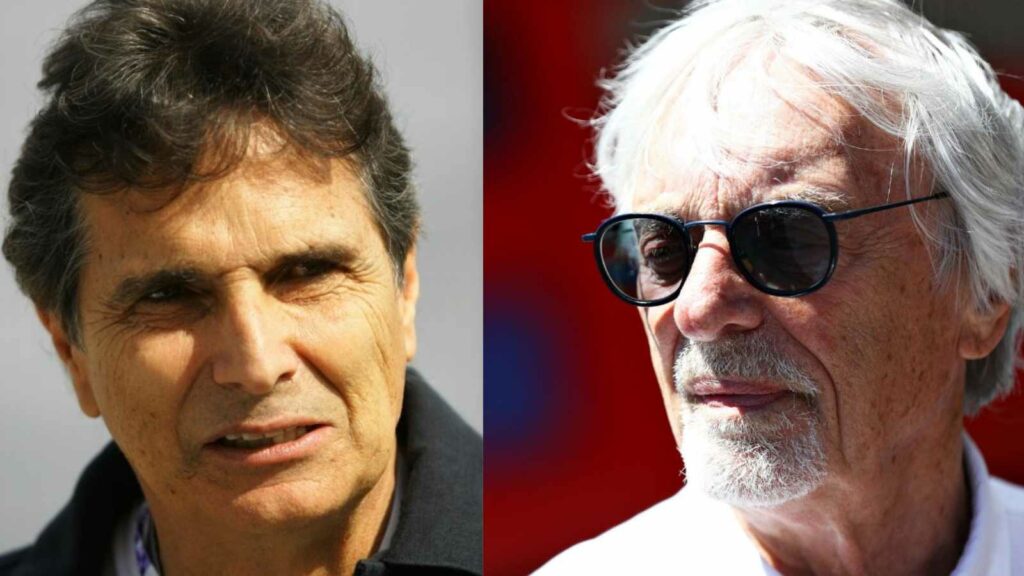 Nelson Piquet (Left) & Bernie Ecclestone (Right)