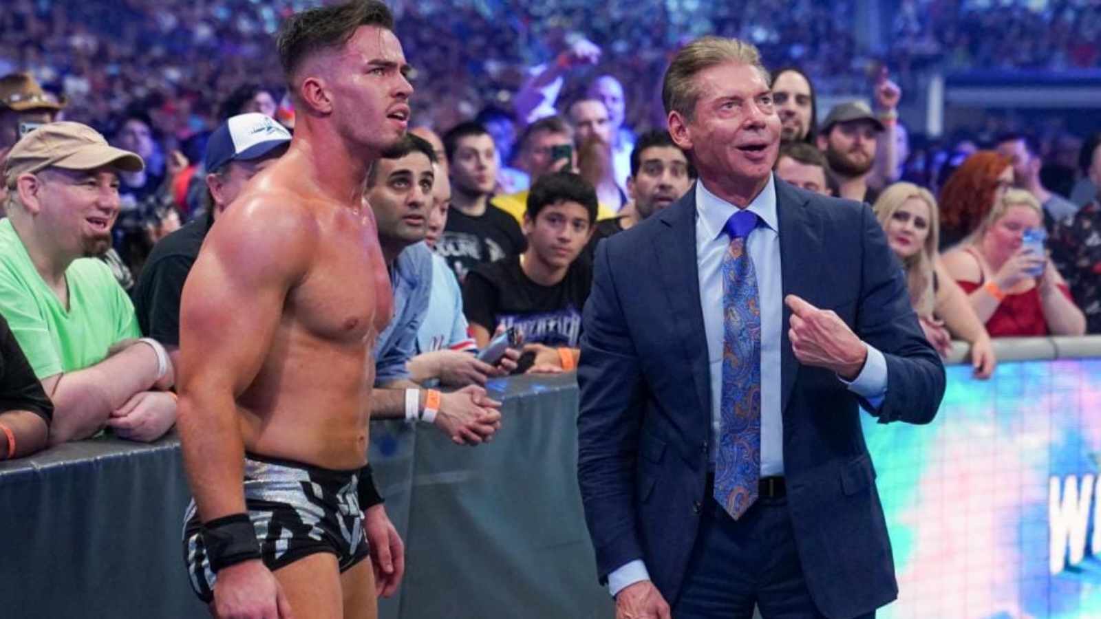 “It’s just an honor to be in there” – When Theory recalled his golden time being in a storyline with Vince McMahon