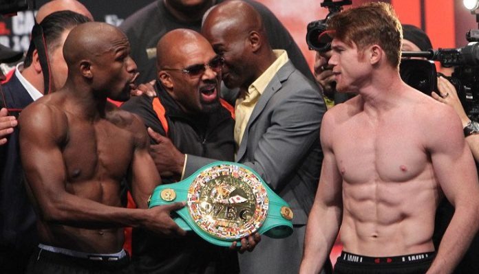 “He’s gonna fight”- Floyd Mayweather made a surprising acclaim at his long time rival Canelo Alvarez