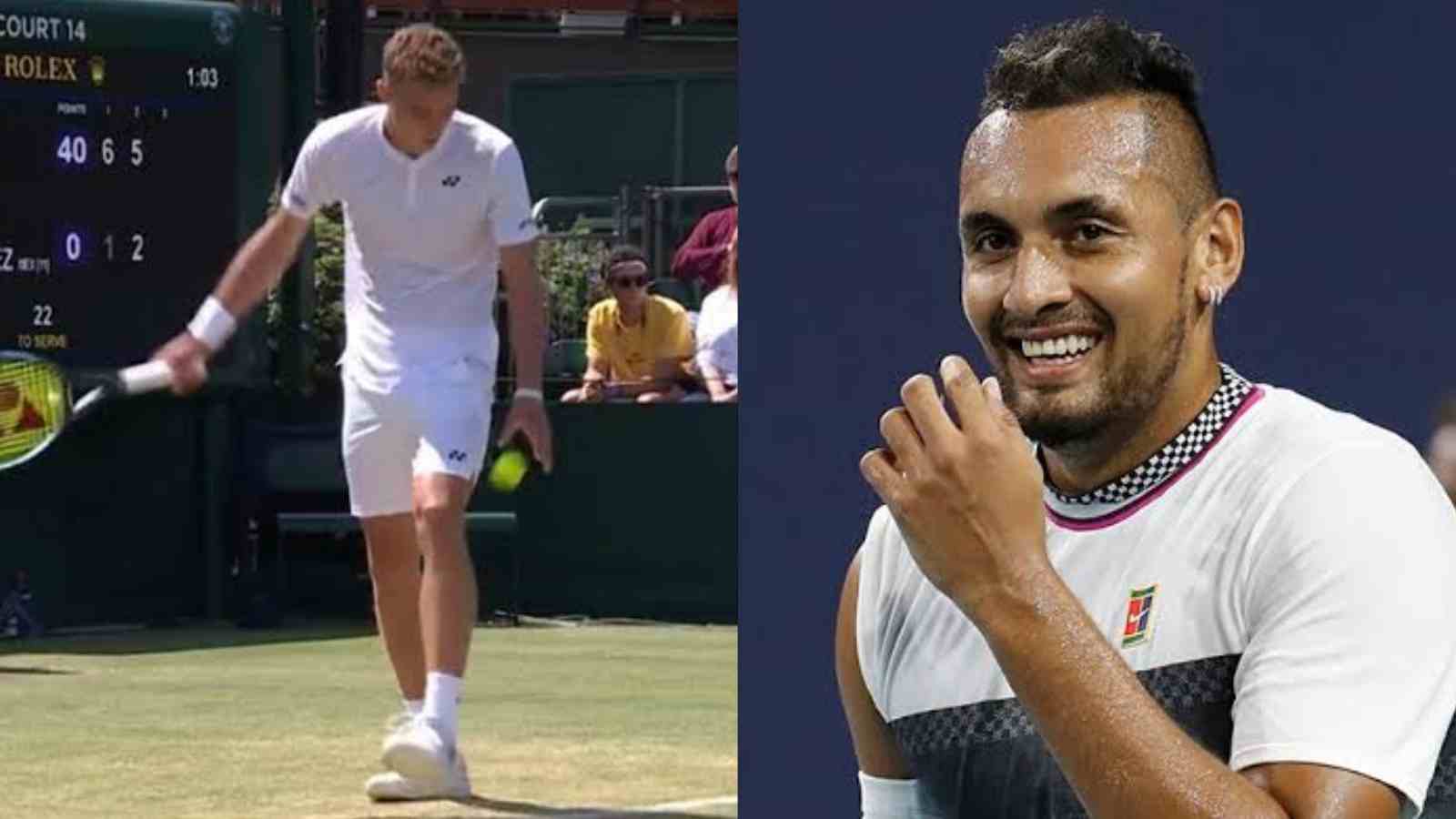 WATCH: Kalin Ivanovski takes a page out of Nick Kyrgios’ book of tricks to win this fantastic match-point