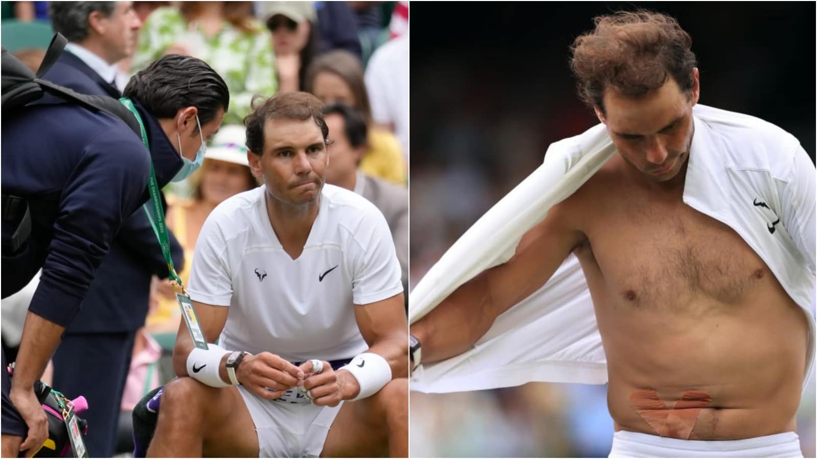 Rafael Nadal reveals suffering another abdominal tear a week before the US Open, discloses having vomited at the Paris Masters as well due to stomach problems