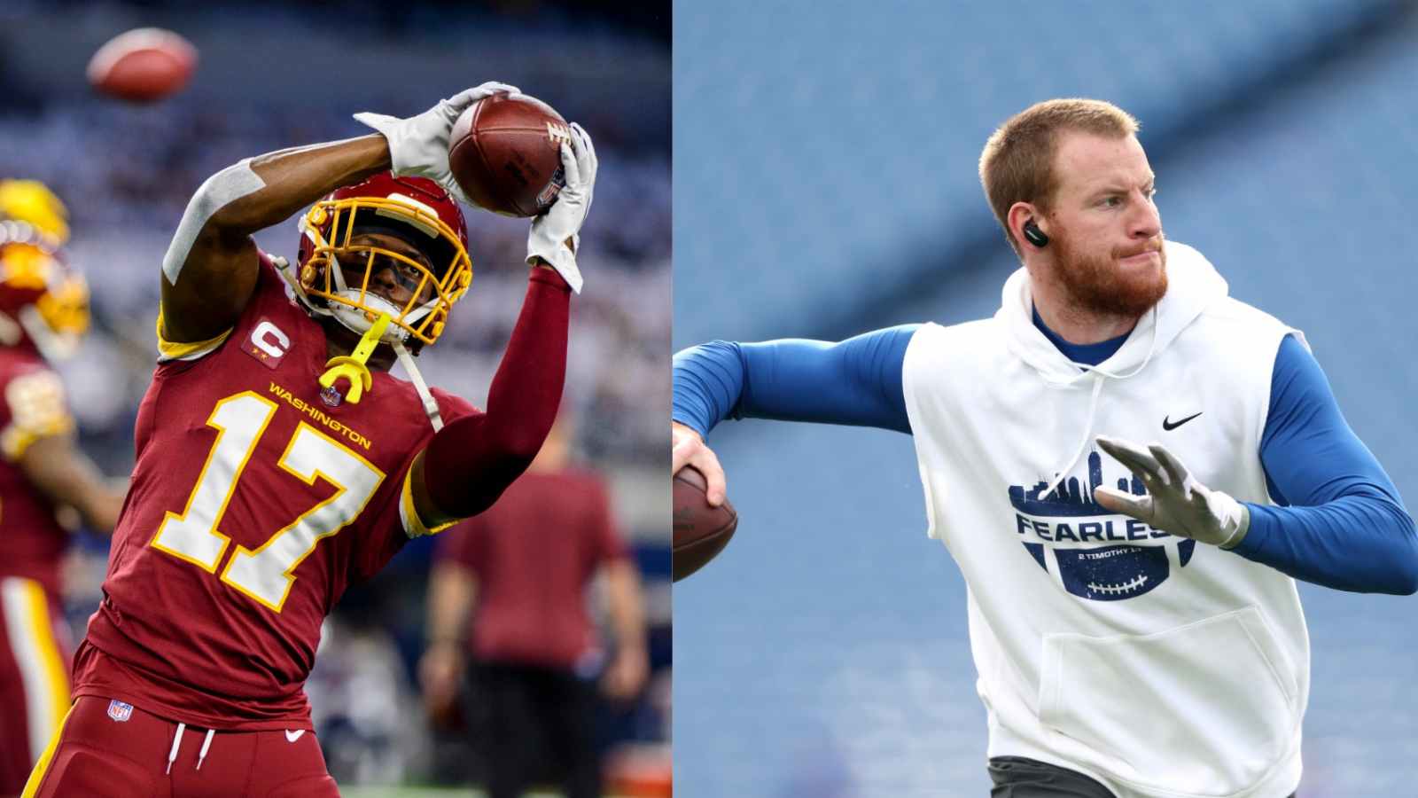 “People don’t give him enough credit”: Washington Commanders wideout Terry McLaurin defends Carson Wentz by calling him underrated