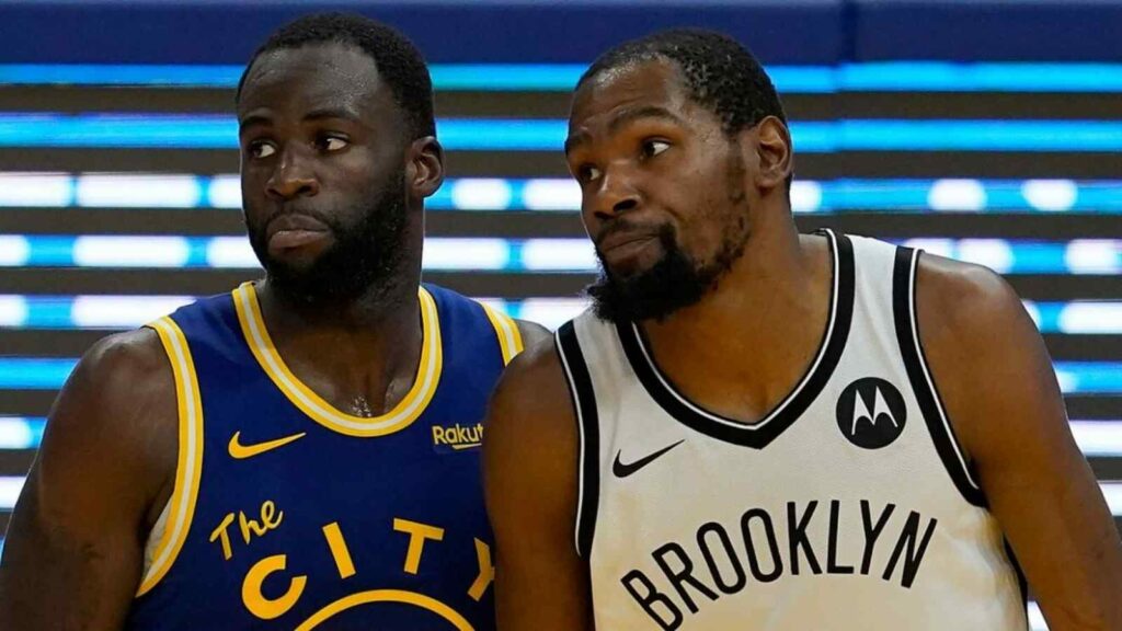 Draymond Green and Kevin Durant