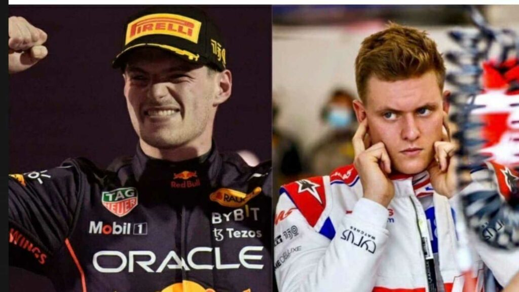 Mick Schumacher and Max Verstappen