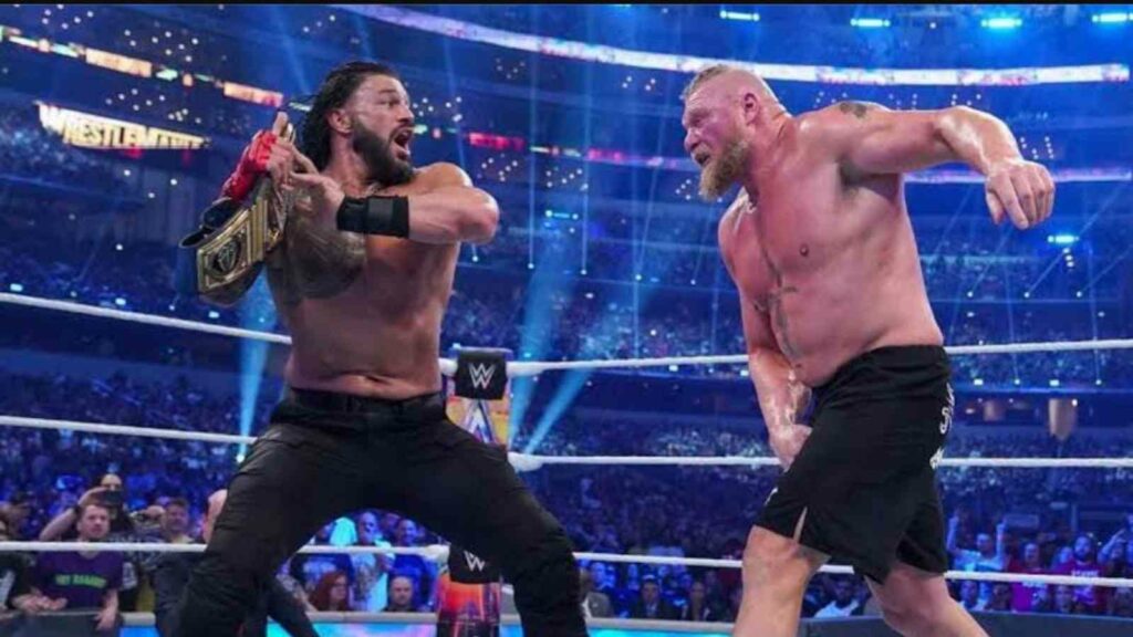  Roman Reigns vs Brock Lesnar at WrestleMania 38