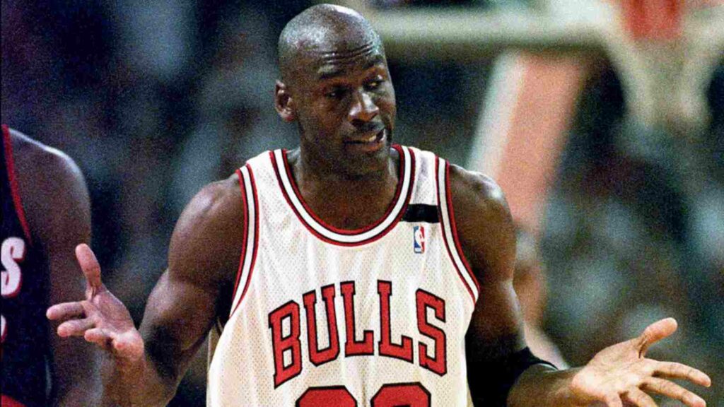 Michael Jordan famous Shrugg