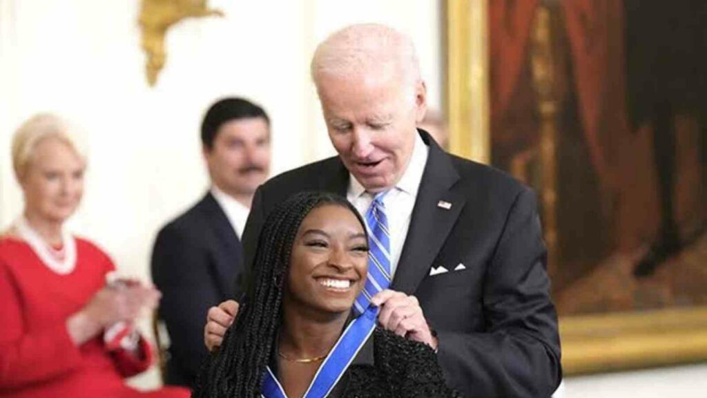 Simone Biles get Presidential Medal of Freedom