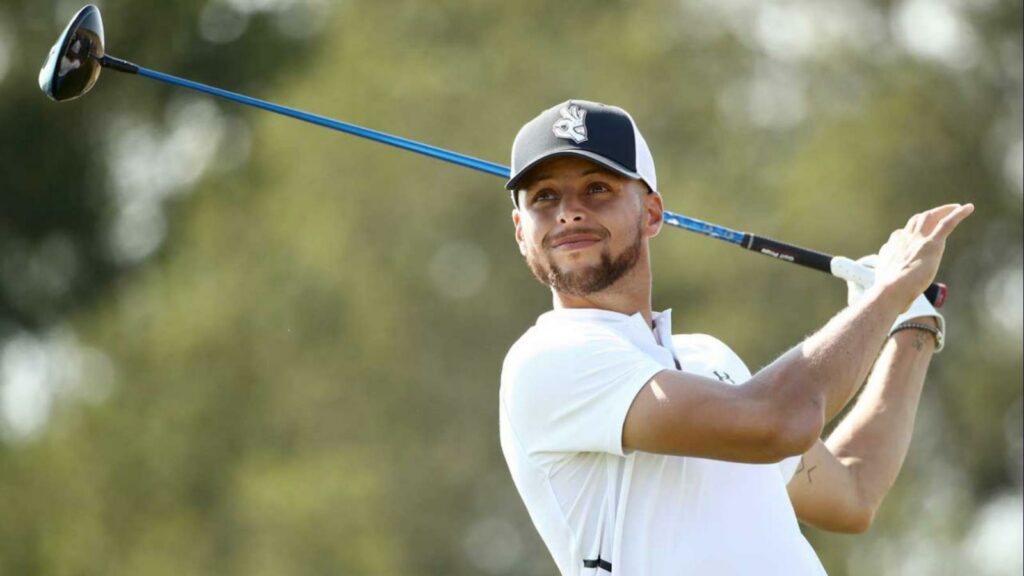 Stephen Curry on Golf Cource