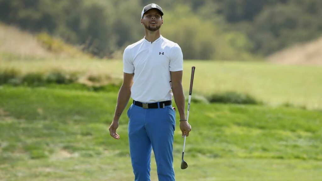 Stephen Curry on Golf Cource