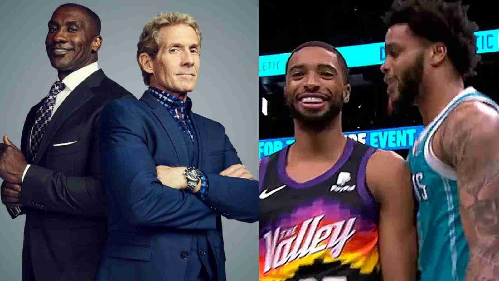 “I play in PHOENIX” Mikal Bridges calls out Shannon Sharpe and Skip Bayless for hilarious Miles Bridges confusion