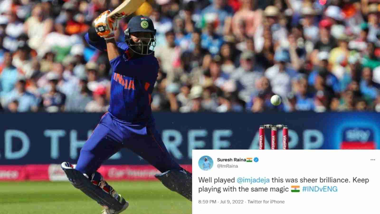 “A SAVIOUR”- Twitter can’t keep calm as Ravindra Jadeja, Rohit Sharma power India to a challenging total