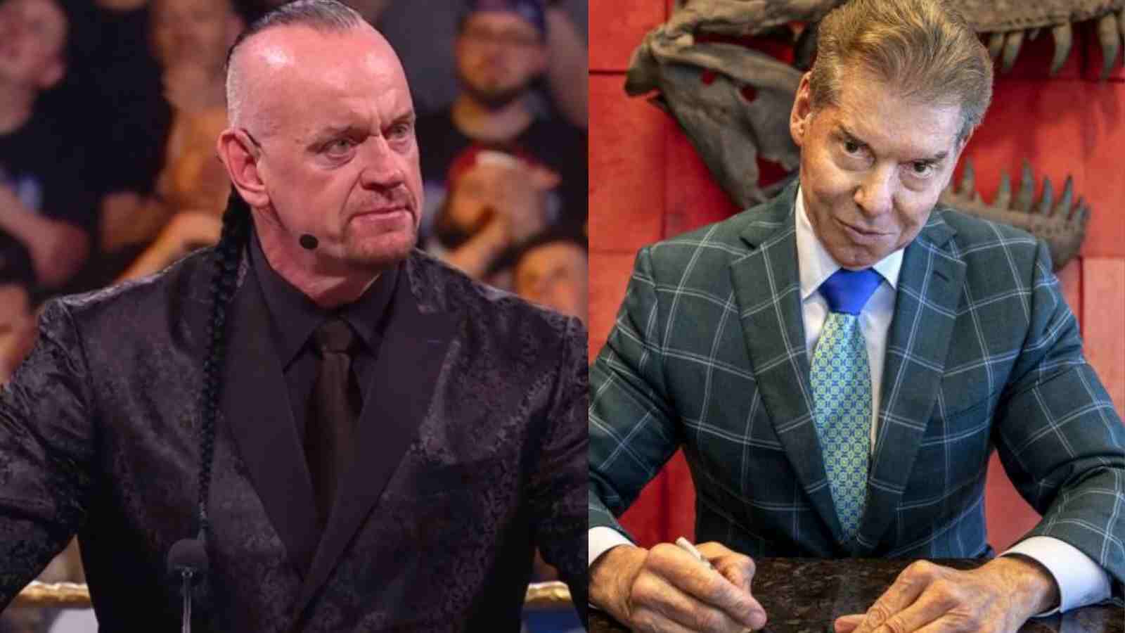 “I thought it was a great button that I can put on that and for that very  reason”- The Undertaker reveals the only condition he put for Vince  McMahon regarding his Hall of Fame induction