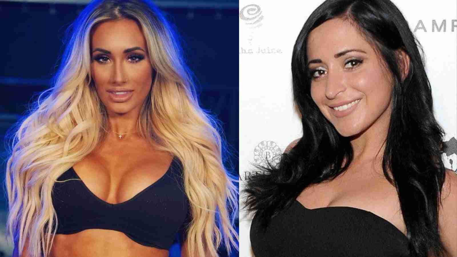 “Get your own shit and cut the crap already”- Angelina Pivarnick gets a fiery reply from Carmella after accusing  the latter of copying her gimmick