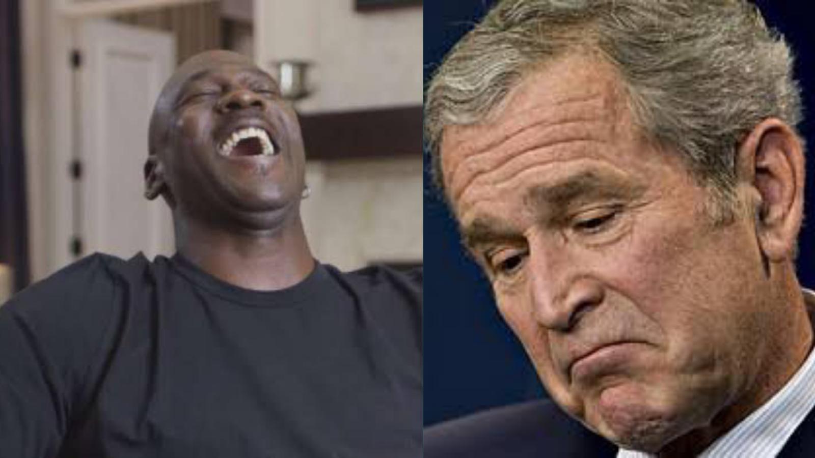 “Lack of Respect for Bush” Michael Jordan disrespected President George Bush with notorious act