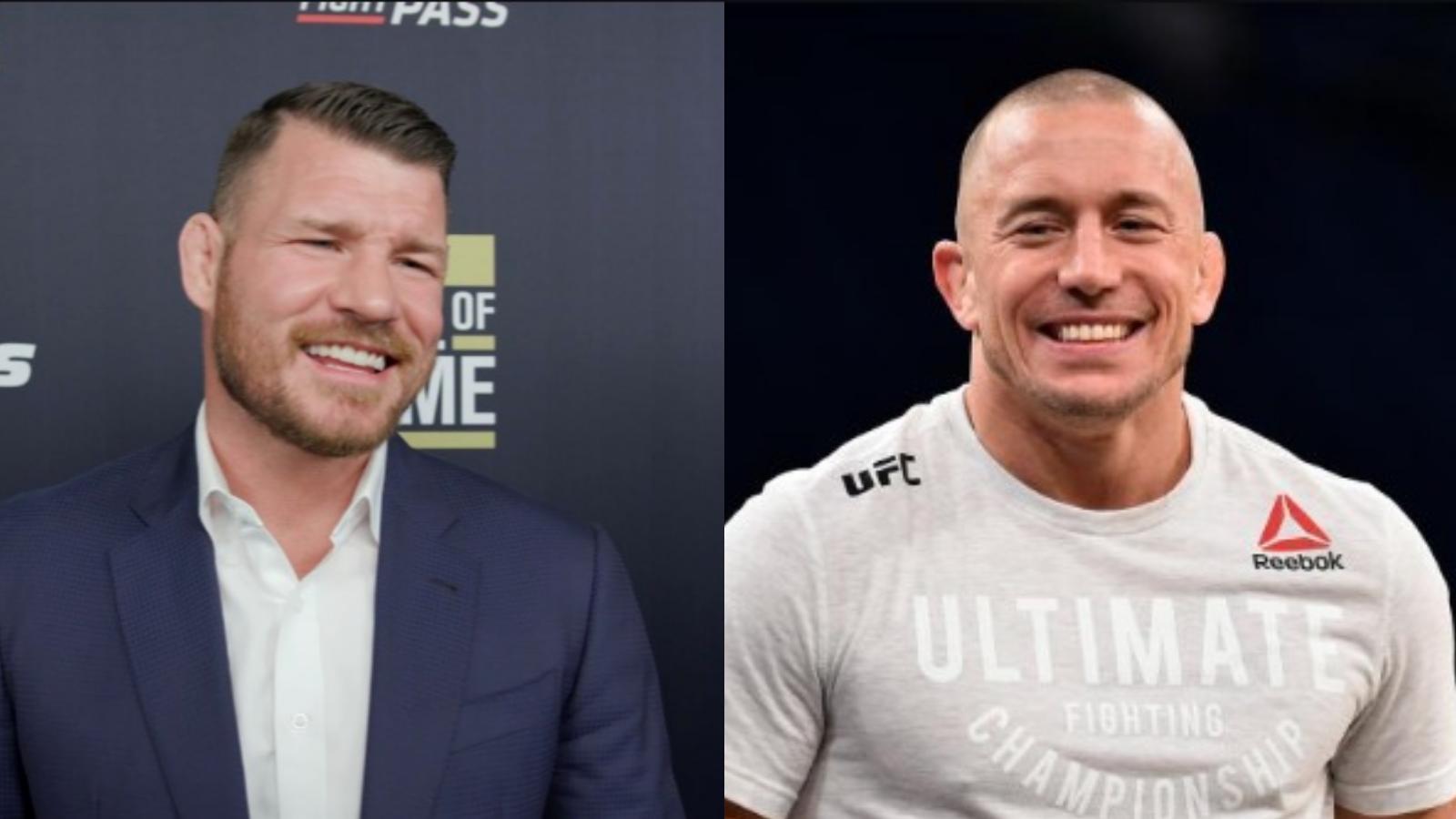 WATCH: Michael Bisping has a heartwarming reunion with fierce foe-turned-friend Georges St Pierre