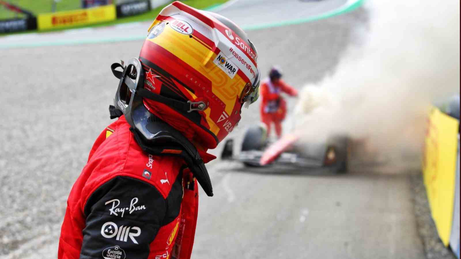 Carlos Sainz suspected to take a Grid Penalty in the upcoming French GP