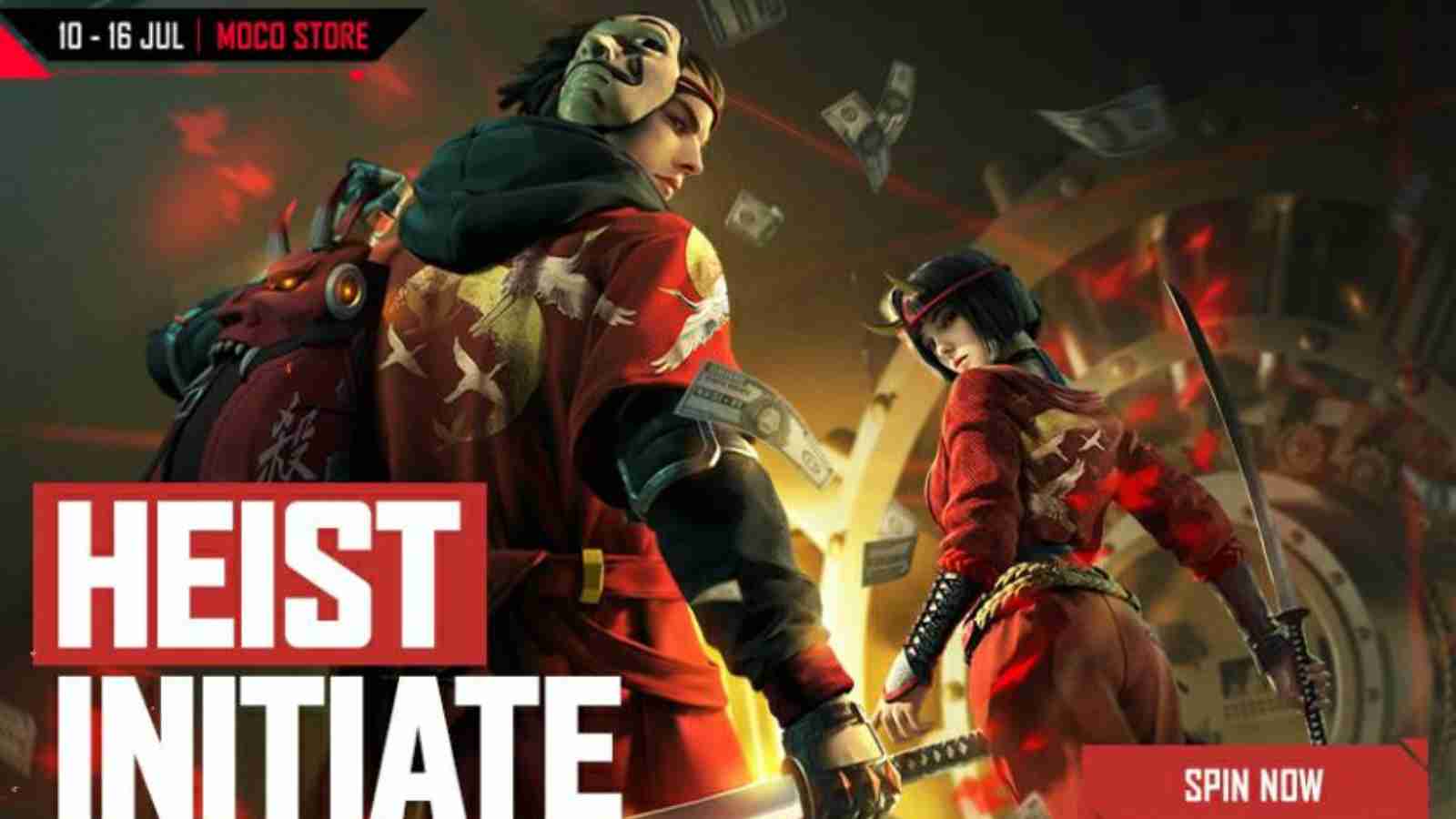 Free Fire MAX Heist Initiate Moco Store: Rewards, Timeline, And More For July 2022