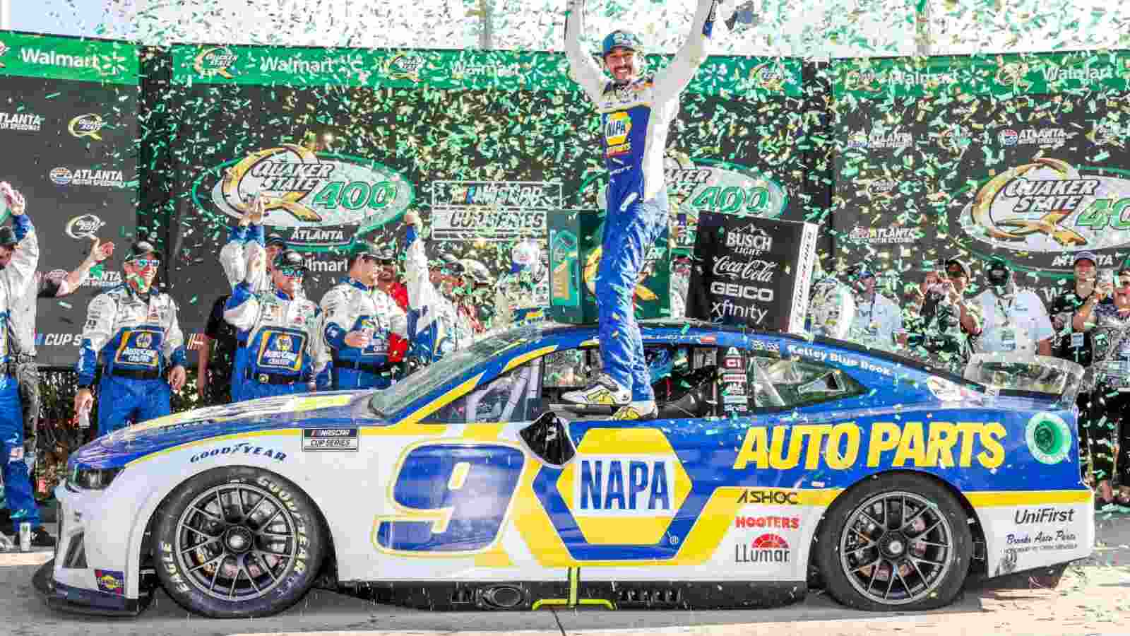 “Yellow flag merchant” NASCAR Twitter reacts to HMs drivers Hendrick Motorsports driver Chase Elliott’s hometown win at Atlanta