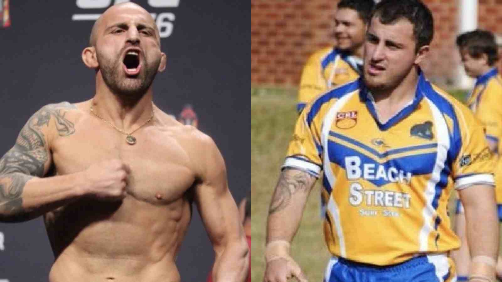 WATCH: A 214-pound Alexander Volkanovski slams his opponent in rugby