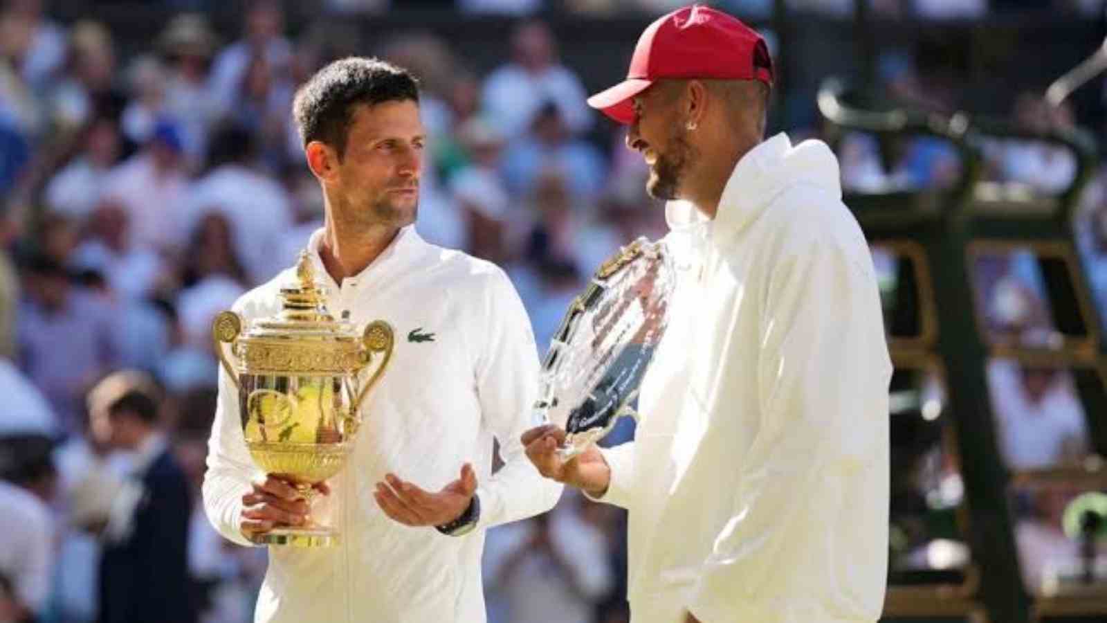 “Where is my dinner” Nick Kyrgios reminds Novak Djokovic of their bet as the Serb posts a ‘Thank You’ message after winning Wimbledon