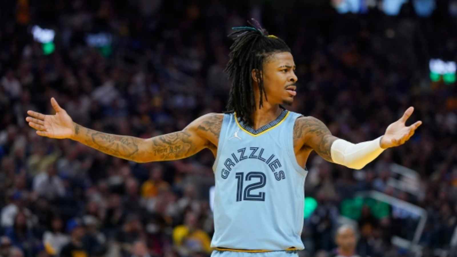 Watch: Grizzlies go ballistic after Ja Morant gets ejected against OKC Thunder for talking with a fan