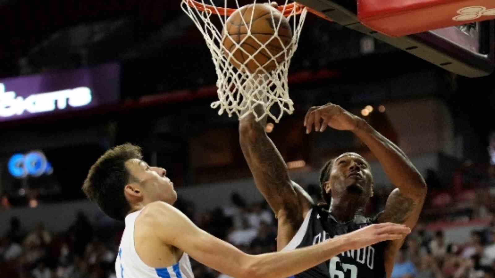 “The Summer League is too tough for him” Chet Holmgren gets schooled by Emanuel Terry during Magic vs Thunder Summer League clash