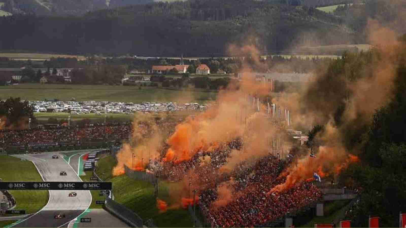 “Maybe save it until the end of the race” : Lewis Hamilton and Max Verstappen see eye-to-eye on the flare issue during the Austrian GP