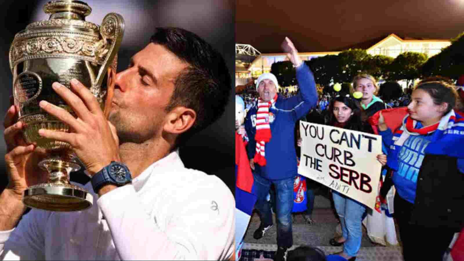 “That’s the second greatest after Muhammad Ali” Twitter reacts to Novak Djokovic’s homecoming post the Wimbledon triumph