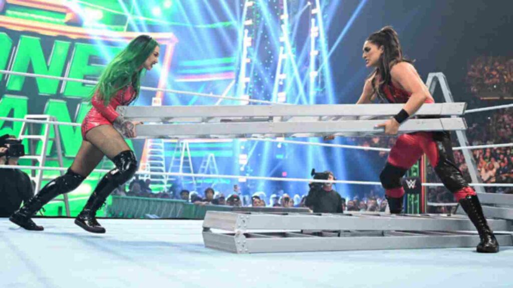 Shotzi at the MITB Ladder match