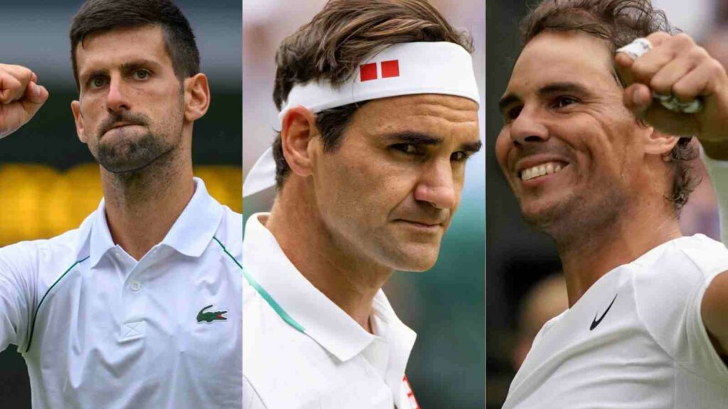 Novak Djokovic, Roger Federer, Rafael Nadal