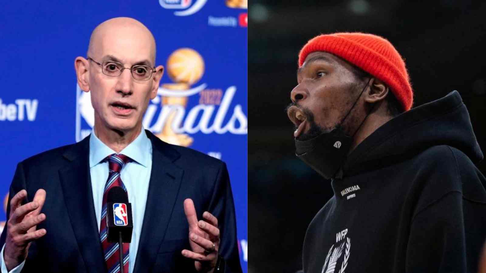 “We don’t like to see players requesting trades” Adam Silver delivers strong remarks on Kevin Durant amid trade fiasco