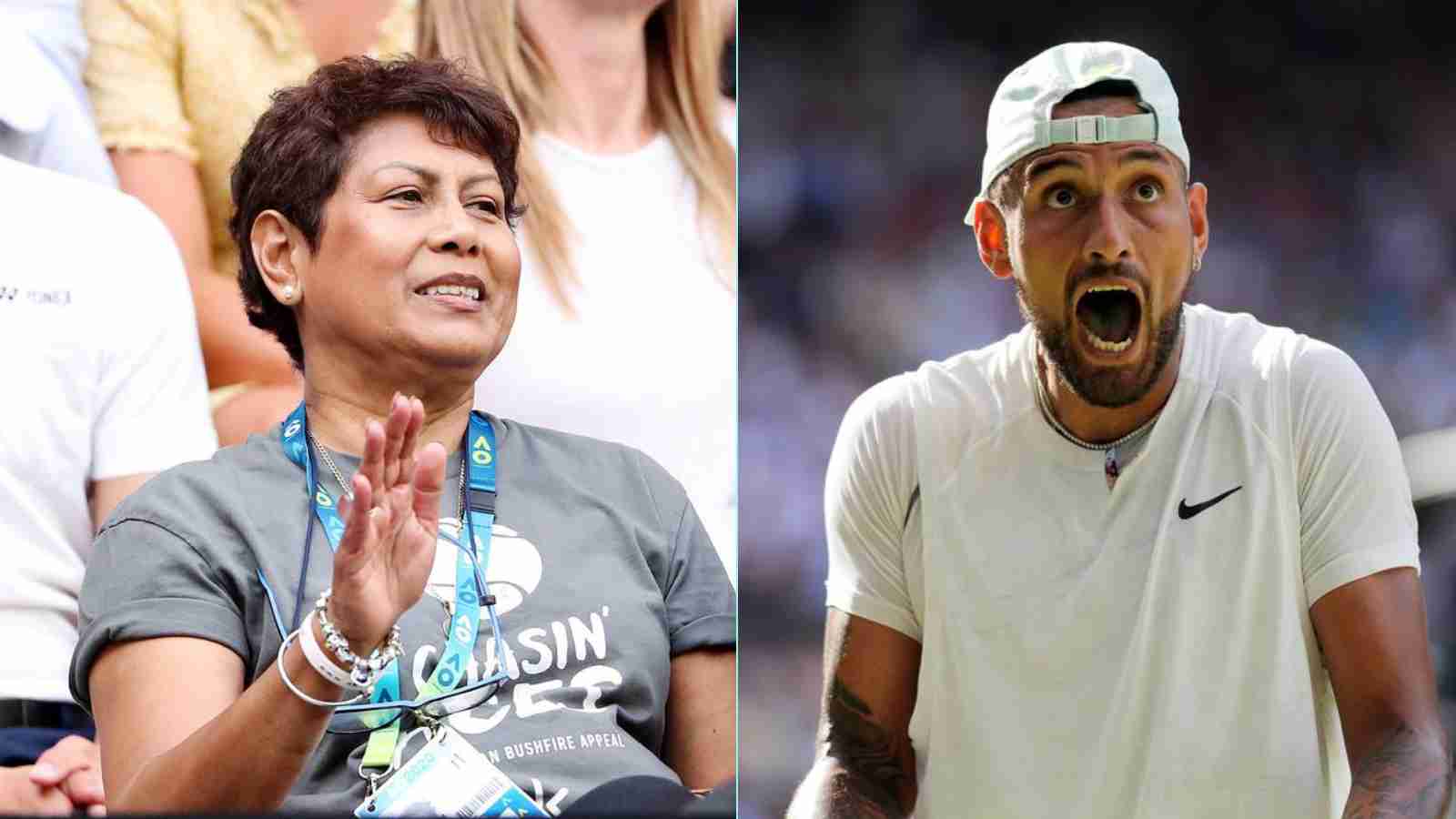 “You don’t want to be in his box,” Nick Kyrgios’ mother reveals how chaotic it gets handling her son’s antics during a match