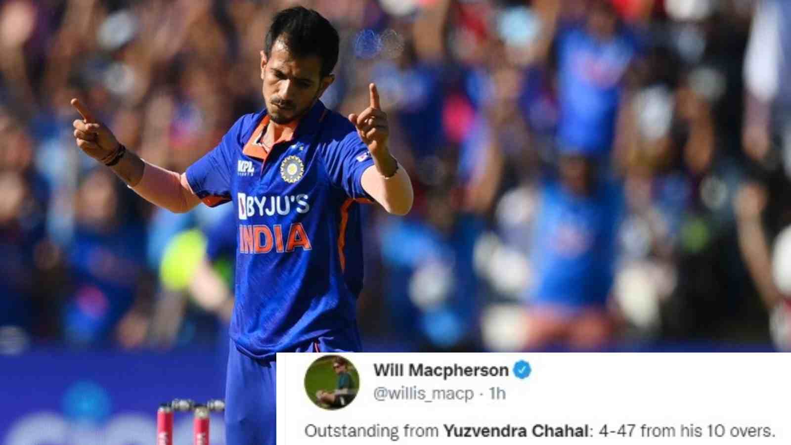 “Top class performance”- Twitter reacts as Yuzvendra Chahal’s four-fer helps India bowl out England for 246; he reaches a milestone