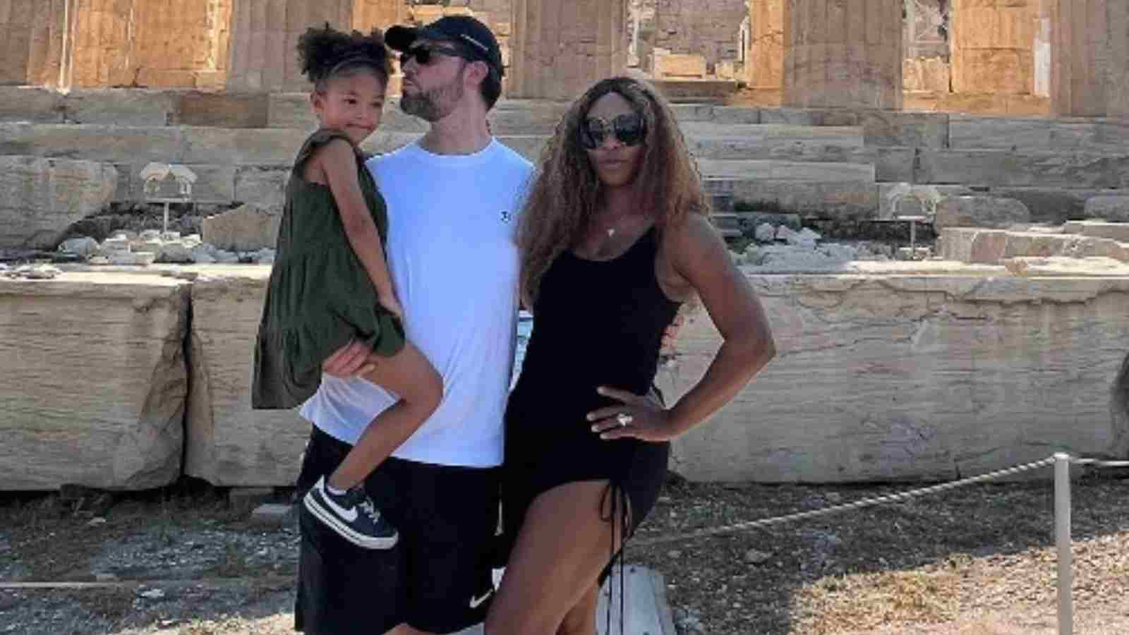 WATCH: “Just the 3 of us” Serena Williams enjoys some vacation time after Wimbledon exit with her husband and daughter Olympia