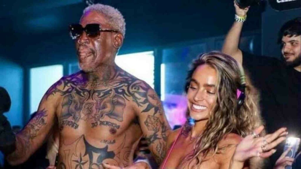 Dennis Rodman and Sommer Ray