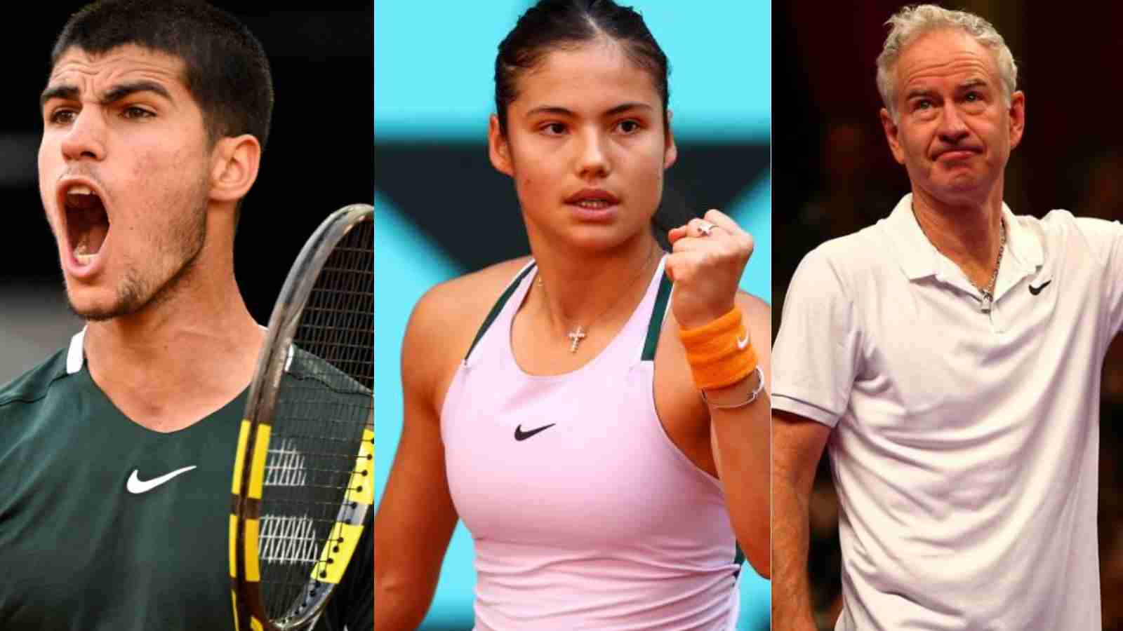 “I didn’t feel like I was ready for it” John McEnroe finds similarities between him and youngsters Carlos Alcaraz and Emma Raducanu